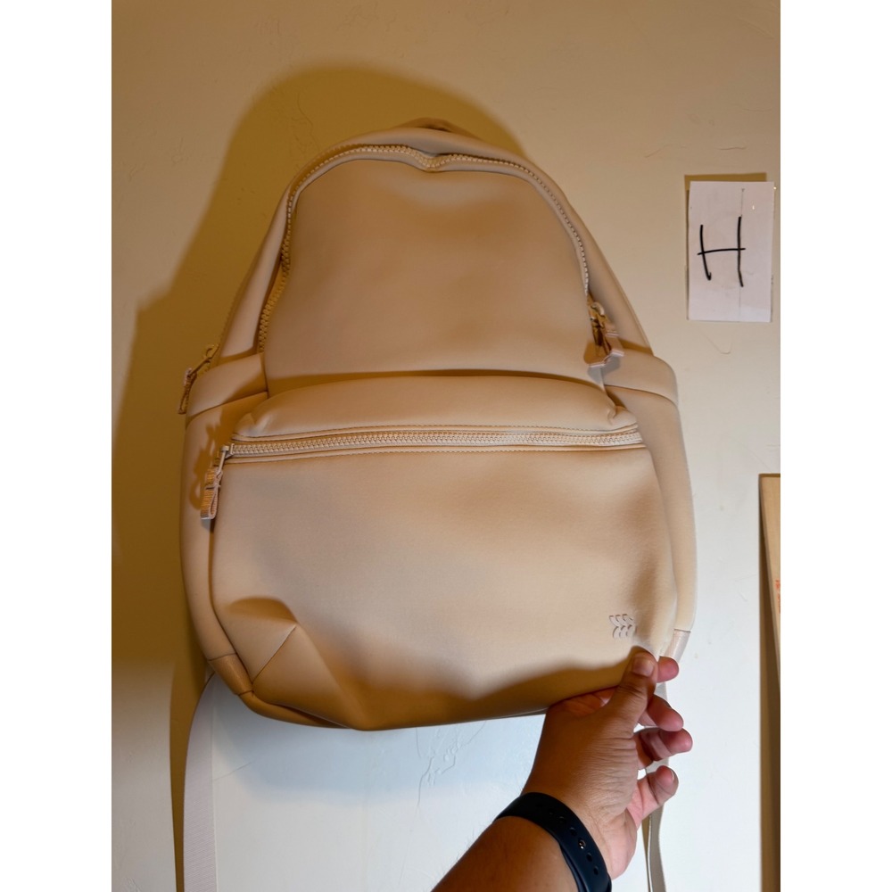 All in Motion Backpack Neoprene Minimalist Cream Beige